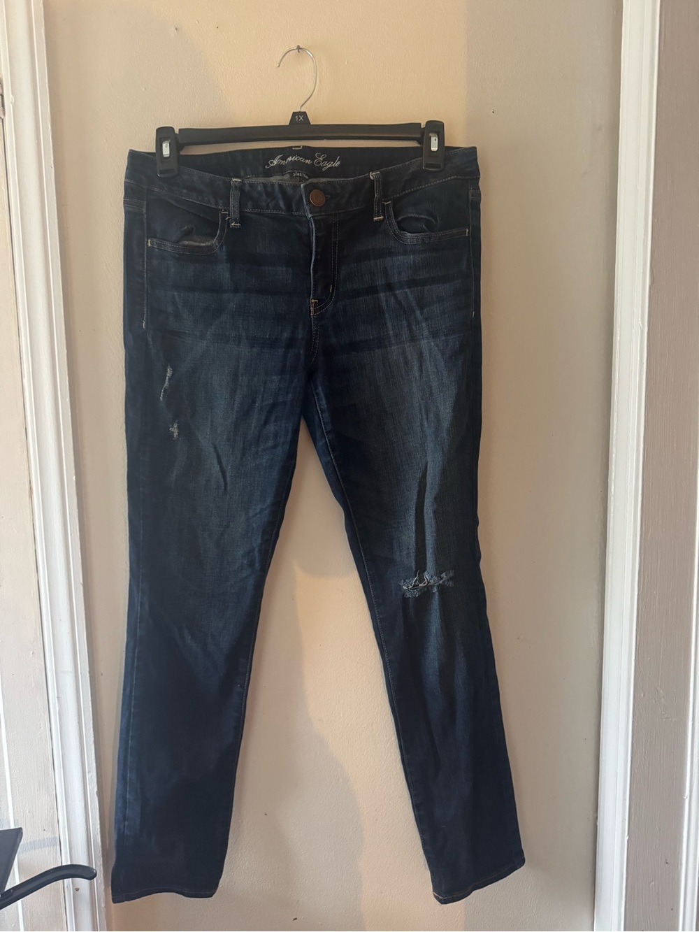 American Eagle Outfitters Dark Indigo Skinny Jeans
